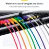 StarTech.com 25cm valge õhuke CAT6 Etherneti kaabel, tõmbevaba, 100W PoE, UTP, LSZH, 28AWG puhas vasktraat, õhuke RJ45 võrgukaabel tõmbetõkenditega, individuaalselt testitud