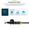 StarTech.com 25 cm lilla õhuke CAT6 Etherneti kaabel, tõmblukuta, 100 W PoE, UTP, LSZH, 28 AWG puhtast vasest juhe, õhuke RJ45 võrgukaabel tõmbetõkestitega, individuaalselt testitud