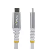 StarTech.com 3 m (10 jalga) USB4 kaabel, 20 Gbit/s, USB-IF sertifitseeritud USB-C kaabel, 60 W PD, 4K 120 Hz DP 1.4, TPE kate, valge USB-C juhe
