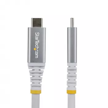 StarTech.com 3 m (10 jalga) USB4 kaabel, 20 Gbit/s, USB-IF sertifitseeritud USB-C kaabel, 60 W PD, 4K 120 Hz DP 1.4, TPE kate, valge USB-C juhe