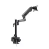 StarTech.com lauale kinnitatav monitorihoidik, kuni 40-tollisele ekraanile/8 kg, mehaaniline vedruabiga hoob, C-klamber/rõngaskinnitus, pealt paigaldamine, tööriistavaba reguleerimine