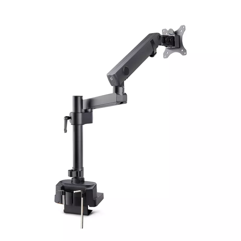 StarTech.com lauale kinnitatav monitorihoidik, kuni 40-tollisele ekraanile/8 kg, mehaaniline vedruabiga hoob, C-klamber/rõngaskinnitus, pealt paigaldamine, tööriistavaba reguleerimine
