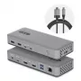 StarTech.com kahe monitoriga USB-C dokkimisjaam, HDMI, 4K 60 Hz, 100 W sülearvuti laadimine, 1GbE, draiverita, mitme monitori dokk Windowsile