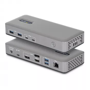 StarTech.com 199UE-USBC-DOCK sülearvuti dokk/pordireplikaator Juhtmega USB 3.2 Gen 2 (3.1 Gen 2) USB-C Hall