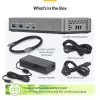 StarTech.com 199UE-USBC-DOCK sülearvuti dokk/pordireplikaator Juhtmega USB 3.2 Gen 2 (3.1 Gen 2) USB-C Hall