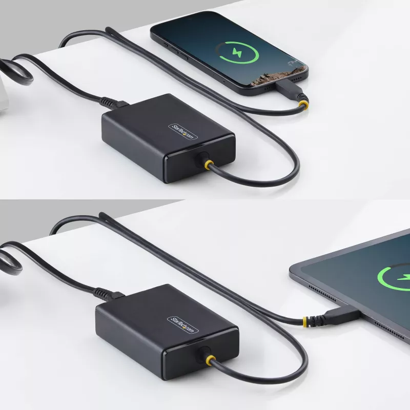 StarTech.com 100W USB-C sülearvuti laadija 1,5 m püsikaabliga USB-C kaabliga, toiteadapteri plokk Dellile, XPS-ile, HP ProBookile, MacBook Prole, Microsoft Surface Prole
