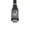 StarTech.com 3m (10ft) USB4 kaabel, 20Gbps, USB-IF sertifitseeritud USB-C kaabel, 60W PD, 4K 120Hz DP 2.1, TPE mantel, must USB-C juhe