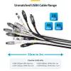 StarTech.com 3m (10ft) USB4 kaabel, 20Gbps, USB-IF sertifitseeritud USB-C kaabel, 60W PD, 4K 120Hz DP 2.1, TPE mantel, must USB-C juhe
