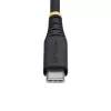 StarTech.com 2 m (6 jala pikkune) USB-C laadimiskaabel, 60 W (3 A) PD, kahekihiline põimitud nailon/TPE kest, vastupidav USB-C laadimisjuhe, USB 2.0 sülearvuti laadijakaabel