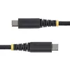StarTech.com 3m (10ft) USB-C laadimiskaabel, 60W (3A) PD, kahekihiline punutud nailon/TPE ümbris, vastupidav USB C laadimisjuhe, USB 2.0 sülearvuti laadimiskaabel
