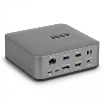 StarTech.com Thunderbolt 5 dokkimisjaam, DP / HDMI, kolm monitori, kuni 4K 144 Hz või kaks 8K 60 Hz, 5x USB porti, 140 W sülearvuti laadimine