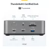 StarTech.com Thunderbolt 5 dokkimisjaam, DP / HDMI, kolm monitori, kuni 4K 144 Hz või kaks 8K 60 Hz, 5x USB porti, 140 W sülearvuti laadimine