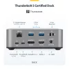 StarTech.com Thunderbolt 5 dokkimisjaam, DP / HDMI, kolm monitori, kuni 4K 144 Hz või kaks 8K 60 Hz, 5x USB porti, 140 W sülearvuti laadimine