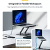 StarTech.com 4-pordiline USB-A jaotur, 5 Gbit/s, siiniga toitega, USB-A kuni 4x USB-A minijaotur, eriti pikk 2 jala/61 cm hostkaabel, PCR-plastik, kaasaskantav töölaua-/sülearvuti USB-jaotur