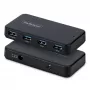 StarTech.com 4-pordiline USB-A jaotur, 5 Gbps, isetoitega, 2-ühes USB-C ja USB-A hostikaabel, 1 BC 1.2 laadimisport, 24 W toiteadapter kaasas, MacBook ja Windows