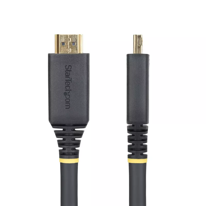 StarTech.com HDMI2-CABLE-GRIP-15M HDMI-kaabel HDMI tüüp A (standardne) Must