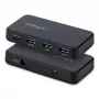StarTech.com 4-pordiline USB-C ja USB-A jaotur, 5 Gbps, isetoitega, 2-ühes USB-C ja USB-A hostikaabel, 1x USB-C ja 3x USB-A (1x BC 1.2), 36 W toiteadapter kaasas