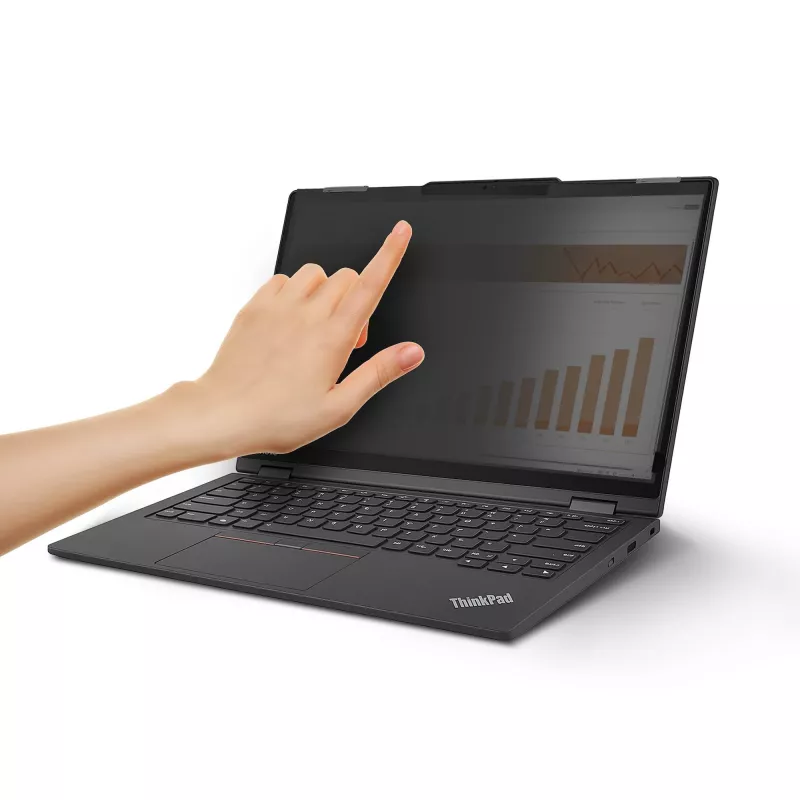 StarTech.com Lenovo X13 Yoga Gen 4 Bright privaatsusekraani filter puutetundlikkusega, ümberpööratav, 75% valgusläbivus, peegeldusvastane privaatsusfilter, +/- 30° vaatenurk