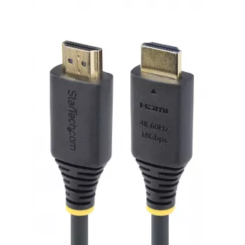 StarTech.com 2,4 m esmaklassiline sertifitseeritud kiire HDMI-kaabel, 4K 60 Hz/1440p 144 Hz, HDR10/HDCP 2.2/ARC, 18 Gbit/s, UHD HDMI 2.0 juhe teleri/monitori/ekraani jaoks, TPE ümbris