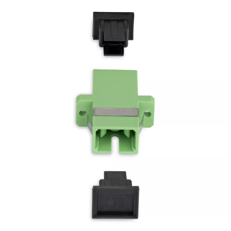 StarTech.com SC-SC-sidur 10 tk komplekt, OS2 ühemoodiline SC fiiberoptiline sidur äärikuga, SC/APC simpleksadapter
