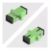 StarTech.com SC-SC-sidur 10 tk komplekt, OS2 ühemoodiline SC fiiberoptiline sidur äärikuga, SC/APC simpleksadapter