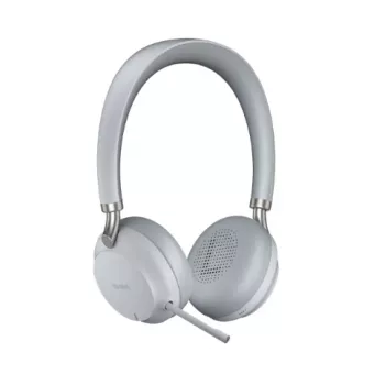 Yealink BH72 Peakomplekt Juhtmega ja juhtmevaba Peakomplekti peaside Kõned/muusika USB Type-A Bluetooth Laadimisalus Helehall