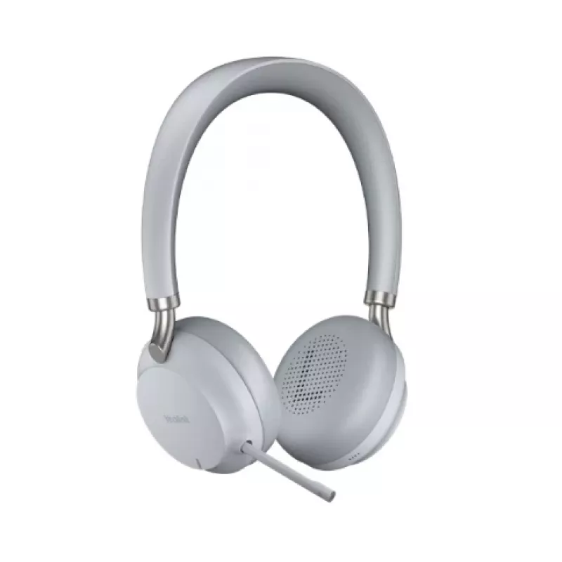 Yealink BH72 Peakomplekt Juhtmega ja juhtmevaba Peakomplekti peaside Kõned/muusika USB Type-A Bluetooth Laadimisalus Helehall