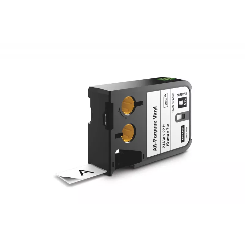 DYMO XTL universaalsed vinüülsildid | 19 mm | Must valgel, Must valgel, Must, Termosiire, Vinüül, Belgia, -40–60 °C