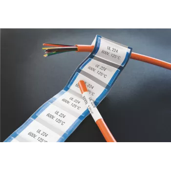 DYMO XTL kahanevad termokahanevad märgistustorud | 6 mm x 2,7 m | must valgel