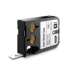 DYMO XTL kahanevad termokahanevad silditorud | 12 mm x 2.7 m | Must valgel