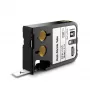 DYMO XTL kahanevad termokahanevad silditorud | 12 mm x 2.7 m | Must valgel