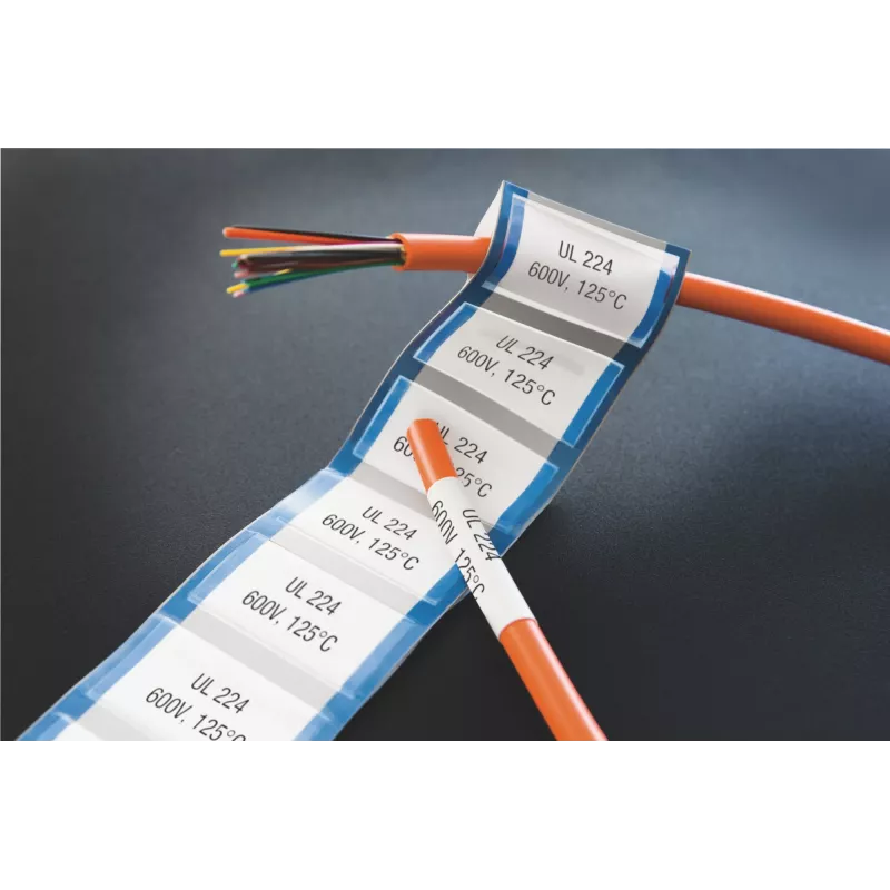 DYMO XTL termokahanevad märgistustorud | 24 mm x 2,7 m | Must valgel