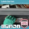 DYMO LW Durable Labels - 104 x 159 mm - 1933086, valge, Self-adhesive printer label, Polypropylene (PP), Permanent, Rectangle, -18 - 50 °C