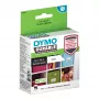 DYMO Originaal LabelWriter vastupidavad sildid | 25 mm x 54 mm | Valge polüpropüleen | 160 isekleepuvat silti | Suure jõudlusega | LabelWriteri sildivalmistajatele