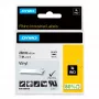 DYMO Rhino tööstuslikud vinüülsildid | 24 mm x 5,5 m | Must trükis valgel | Isekleepuv | LabelManageri ja Rhino sildivalmistajatele
