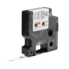 DYMO Rhino Industrial püsivad polüester-sildid | 6 mm x 5,5 m | must trükis valgel | isekleepuv | Rhino ja LabelManager sildimasinatele