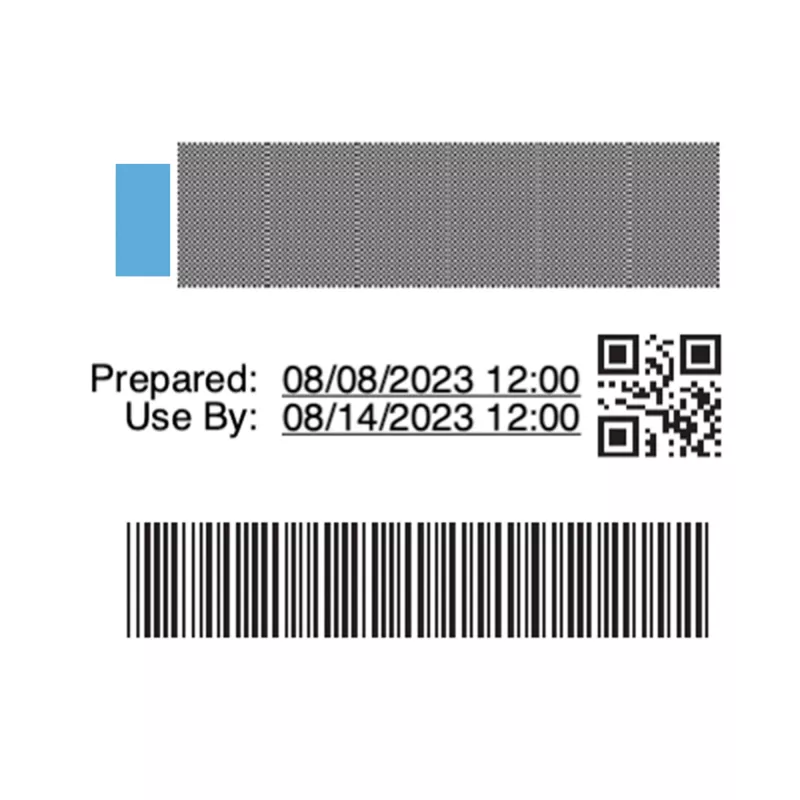 DYMO Authentic LabelWriter varude rotatsiooni sildid toiduainetööstusele | 54 mm x 70 mm | 400 värvikoodiga isekleepuvat silti | LabelWriter sildimasinatele