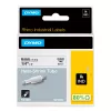DYMO Rhino Industrial Heat-Shrink kaabel Label Tubes | 6mm x 1,5m | Must trükk valgel | Rhino Rhino etiketi valmistajate jaoks