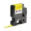 DYMO Rhino Industrial Heat-Shrink kaabel Label Tubes | 9 mm x 1,5 m | Must kollasel | Rhino sildimasinatele