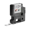 DYMO Rhino Industrial kahanevad kaablisildi torud | 12 mm x 1,5 m | must trükk valgel | Rhino sildimasinatele