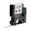 DYMO Rhino tööstuslikud vinüülsildid | 12 mm x 5,5 m | Must trükk valgel | Iseliimuv | Rhino ja LabelManager sildivalmistajatele