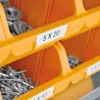 DYMO Rhino tööstuslikud vinüülsildid | 12 mm x 5,5 m | Must trükk valgel | Iseliimuv | Rhino ja LabelManager sildivalmistajatele