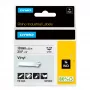 DYMO Rhino tööstuslikud vinüülsildid | 19 mm x 5,5 m | Must trükk valgel | Isekleepuv | Rhino ja LabelManager sildivalmistajatele