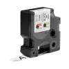 DYMO Rhino tööstuslikud vinüülsildid | 19 mm x 5,5 m | Must trükk valgel | Isekleepuv | Rhino ja LabelManager sildivalmistajatele