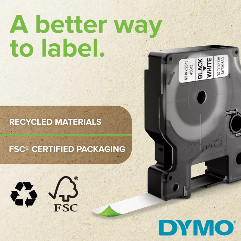 Label Tape DYMO IND Permanent Polyester 18482
