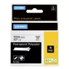 DYMO Rhino tööstuslikud püsipolüestri sildid | 12 mm x 5,5 m | Must trükk valgel | Iseliimuv | Rhino ja LabelManager sildimasinatele