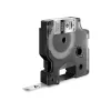 DYMO Rhino tööstuslikud püsivad polüestri sildid | 9 mm x 5,5 m | must trükk metallikul | isekleepuv | Rhino ja LabelManager sildivalmistajatele