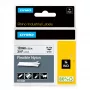 DYMO Rhino Industry Flexible Nailonetikettide | 19 mm x 3,5 m | Must trükis valgel | Iseseisev | Rhino & LabelManager etiketi valmistajatele