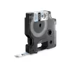 DYMO Rhino Industrial püsivad polüestersildid | 9 mm x 5,5 m | Must trükk läbipaistval | Isekleepuv | LabelManager & Rhino sildivalmistajatele