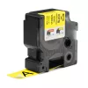 DYMO Rhino Industrial paindlikud nailonsildid | 24 mm x 3,5 m | must trükk kollasel | isekleepuv | Rhino & LabelManager sildivalmistajatele